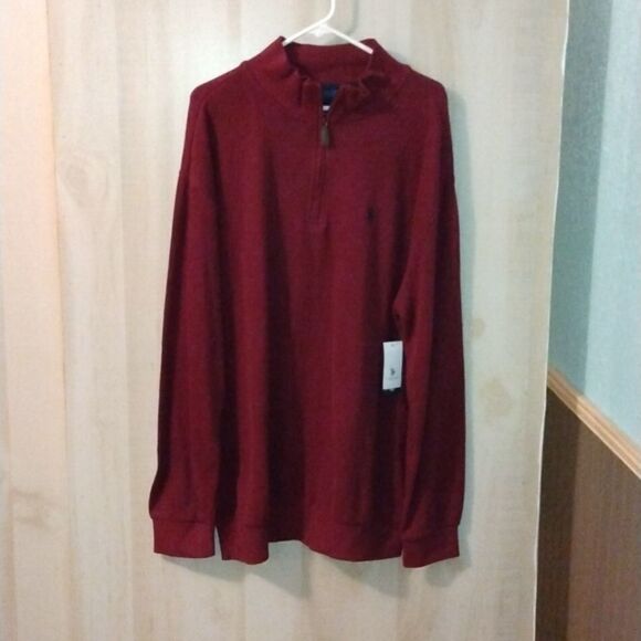 US Polo Long Sleeve Shirt Jacket LT Big & Tall - Picture 1 of 4